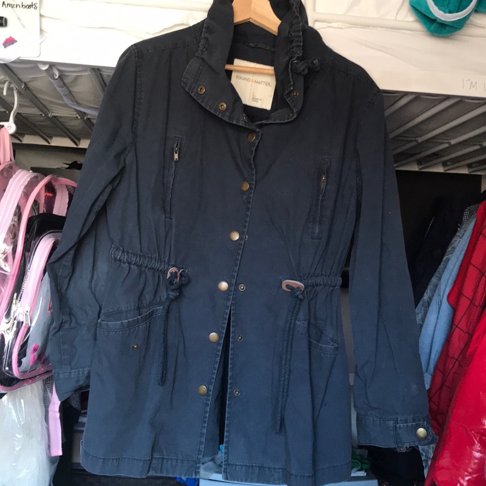 Navy lightweight jacket Sound and Matter